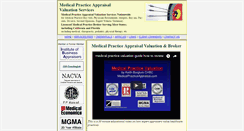 Desktop Screenshot of medicalpracticeappraisal.com